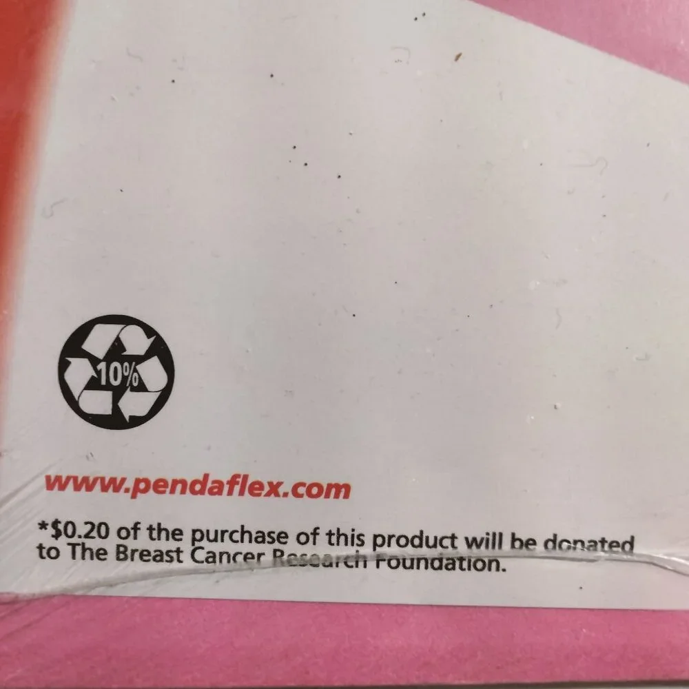 Pendaflex Pink File Folders Letter Size 10 Pack 3 Tab Positions